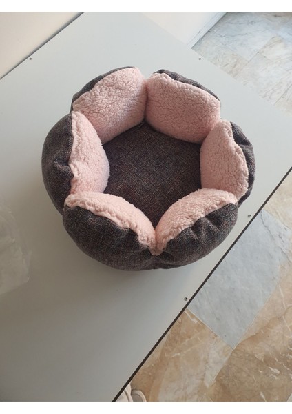 El işi pembe simit yatak, şık ve doğal tasarım, sevgiyle hazırlanan özel hediye