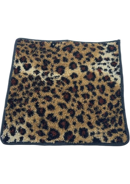 Yumuşak Dokulu Renkli Peluş Kedi Halısı 40x40 cm 3'lü Set modelleri