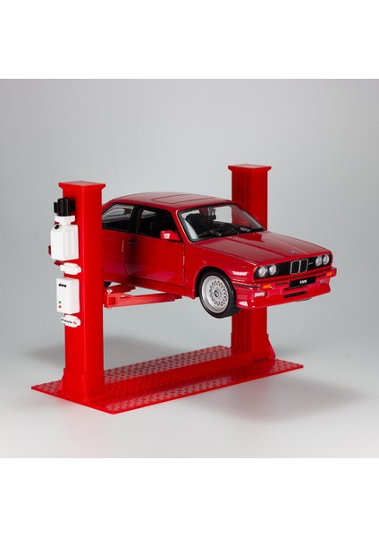1/24 Ölçek V Hareketli Diorama Lifti, Diorama Aksesuarı, Garaj Dioraması, 1:24