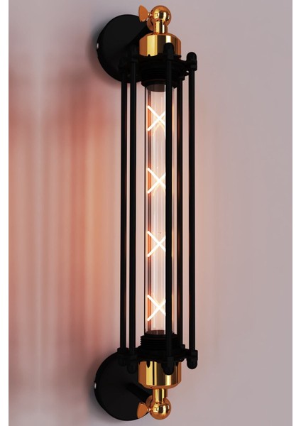 Vicenza Siyah Aplik Gold Kaplama Detaylı (Ampül Fiyata Dahil Değildir) modelleri