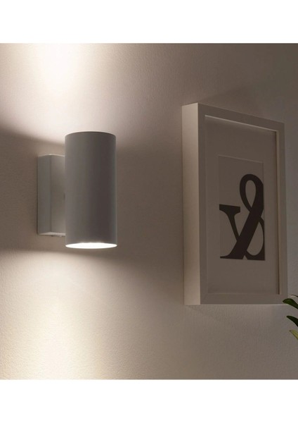 Kaliteli Çift Yönlü Duvar Lambası Yükseklik 15 cm Ikea Dekoratif Duvar Lambası Çelik Aplik Lamba