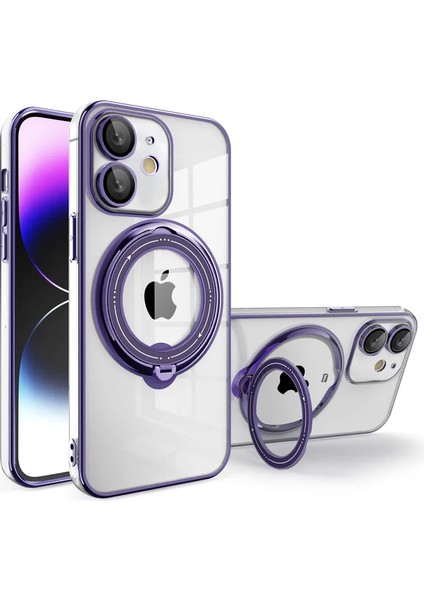 Zebana Premium iPhone Manyetik Standlı Magsafeli Most Silikon Kılıf