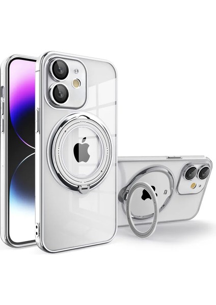 Zebana Premium iPhone Manyetik Standlı Magsafeli Most Silikon Kılıf