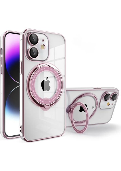 Zebana Premium iPhone Manyetik Standlı Magsafeli Most Silikon Kılıf
