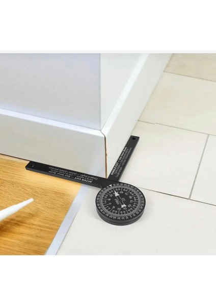 Marangoz 360 ° Gönye Cetvel Tezgah Testere Iletki Gönye Iç Dış Gönye Açı Bulucu Cetvel