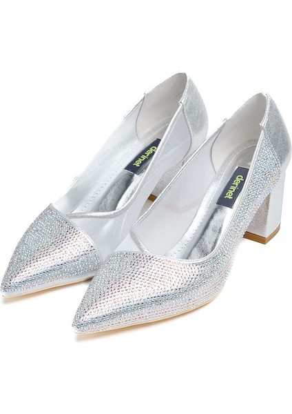 Taş Aksesuarlı Kadın Topuklu Abiye Ayakkabı fiyatları