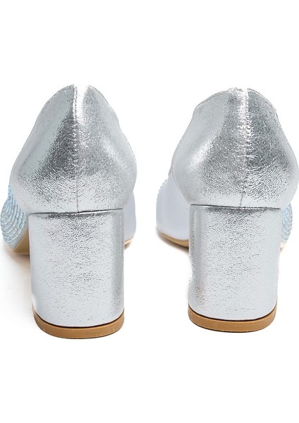 Taş Aksesuarlı Kadın Topuklu Abiye Ayakkabı fırsatları