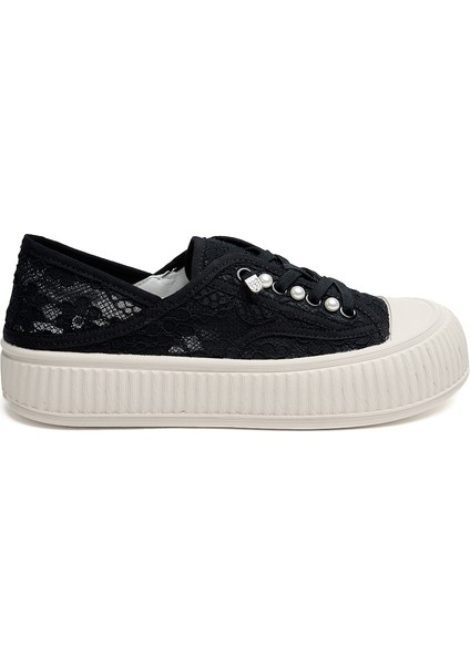 Bağcıklı Fileli Günlük Kadın Sneaker
