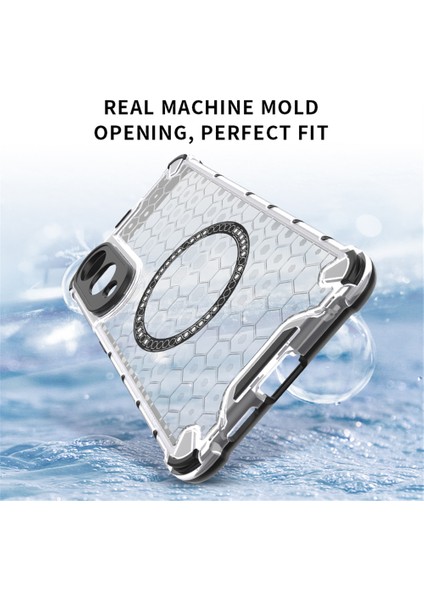 Samsung Galaxy S25 Edge Kılıfı Magsafe Honeycomb Tasarım Tpu+Pc Telefon Kılıfı-Yeşil ile Uyumlu (Yurt Dışından) indirimleri