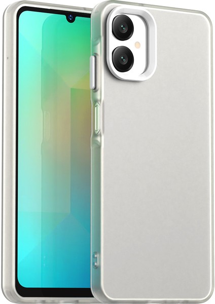 Samsung Galaxy A06 5g Kılıf Pc+Tpu+Pet Mat Düşmeye Karşı Dayanıklı Telefon Arka Kapağı-Beyaz (Yurt Dışından)