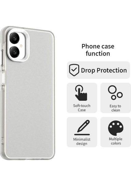 Samsung Galaxy A06 5g Kılıf Pc+Tpu+Pet Mat Düşmeye Karşı Dayanıklı Telefon Arka Kapağı-Beyaz (Yurt Dışından) fiyatları