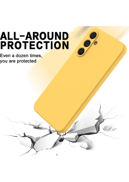 Samsung Galaxy F16 5g/galaxy M16 5g Sıvı Silikon Kılıf Telefon Arka Kapağı El Kayışı Ile-Sarı (Yurt Dışından) fırsatları