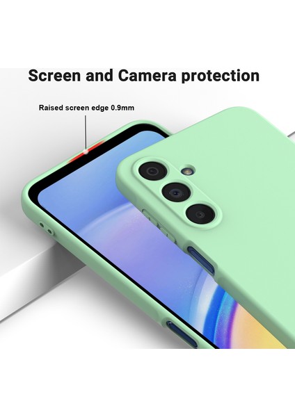 Samsung Galaxy F16 5g/galaxy M16 5g Sıvı Silikon Kılıf Telefon Arka Kapağı El Kayışı Ile-Yeşil (Yurt Dışından) modelleri