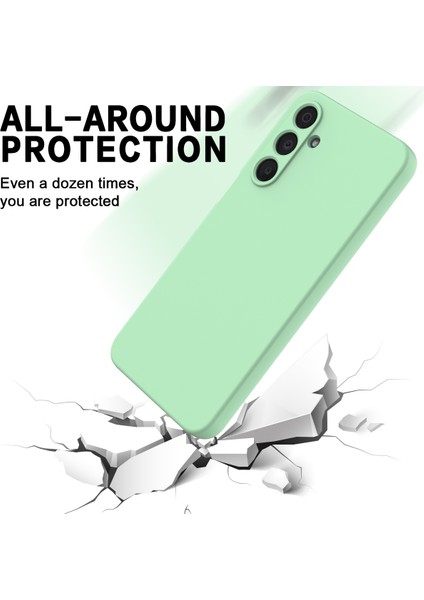 Samsung Galaxy F16 5g/galaxy M16 5g Sıvı Silikon Kılıf Telefon Arka Kapağı El Kayışı Ile-Yeşil (Yurt Dışından) fırsatları