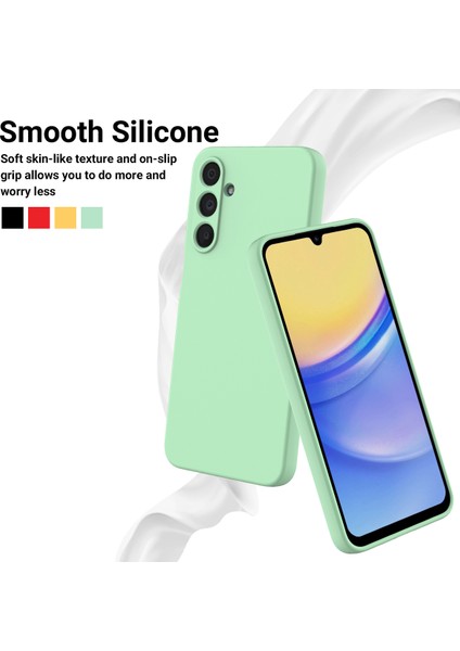 Samsung Galaxy F16 5g/galaxy M16 5g Sıvı Silikon Kılıf Telefon Arka Kapağı El Kayışı Ile-Yeşil (Yurt Dışından) indirimleri
