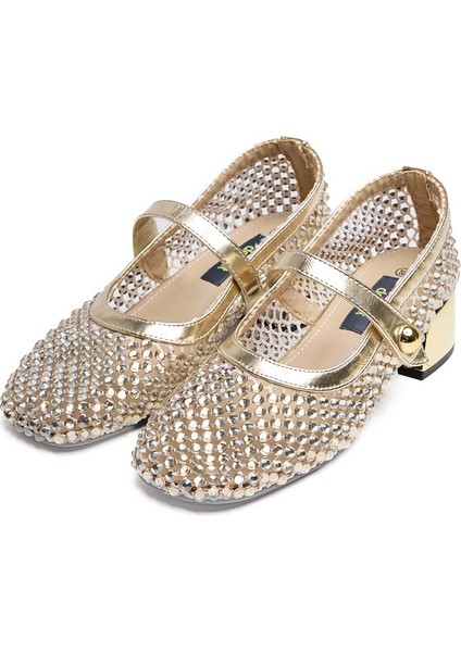 Taş Aksesuarlı Bantlı Kadın Topuklu Abiye Ayakkabı fiyatları
