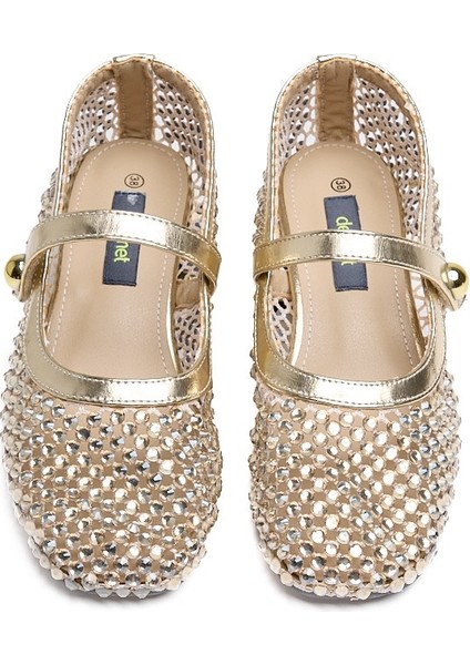 Taş Aksesuarlı Bantlı Kadın Topuklu Abiye Ayakkabı modelleri