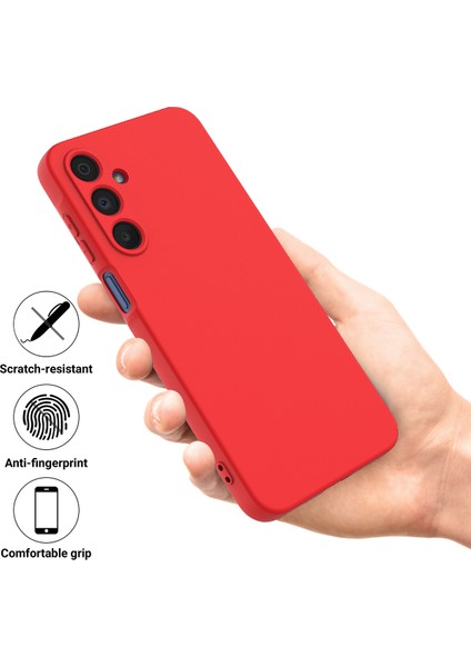 Samsung Galaxy F16 5g/galaxy M16 5g Sıvı Silikon Kılıf Telefon Arka Kapağı El Kayışı Ile-Kırmızı (Yurt Dışından) fiyatları