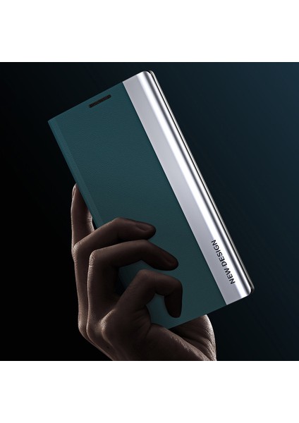 Samsung Galaxy S25 Edge Kılıf Antidrop Deri Telefon Kılıfı Standlı-Beyaz (Yurt Dışından) fiyatları