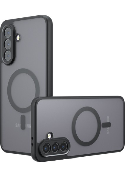 Samsung Galaxy A56 5g Kılıfı Magsafe Tpu+Pc Mat Cilt Dokunmatik Telefon Kılıfı ile Uyumlu (Yurt Dışından)