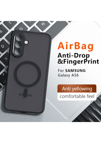 Samsung Galaxy A56 5g Kılıfı Magsafe Tpu+Pc Mat Cilt Dokunmatik Telefon Kılıfı ile Uyumlu (Yurt Dışından) fiyatları