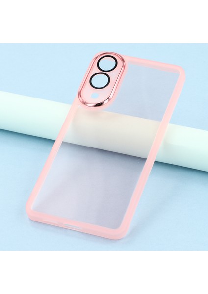 Samsung Galaxy S25 Edge Kılıf Elektrokaplama Kamera Çerçevesi Tpu Telefon Kılıfı-Şeffaf Pembe (Yurt Dışından) indirimleri