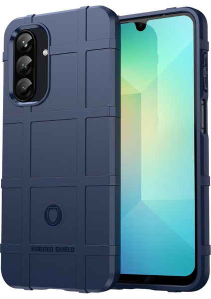 Samsung Galaxy A26 5g Kılıf Izgara Tasarım Yumuşak Tpu Çizilmeye Dayanıklı Telefon Kılıfı-Mavi (Yurt Dışından)