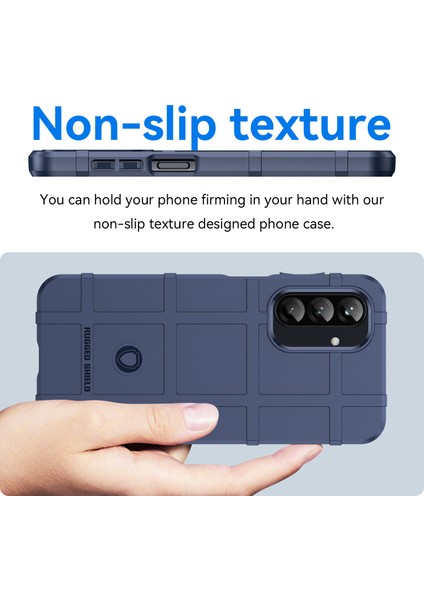 Samsung Galaxy A26 5g Kılıf Izgara Tasarım Yumuşak Tpu Çizilmeye Dayanıklı Telefon Kılıfı-Mavi (Yurt Dışından) modelleri