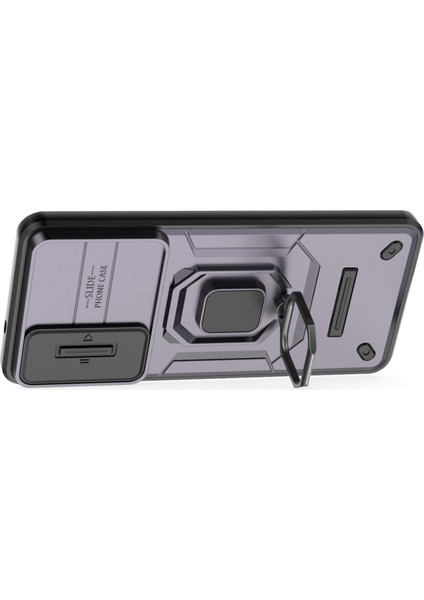 Samsung Galaxy S25 Edge Kılıf Pc+Tpu Kickstand Telefon Koruyucu Lens Kapağı Ile-Mor (Yurt Dışından) fiyatları