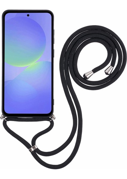 Samsung Galaxy A56 5g Kılıf Esnek Tpu Fiber Astar Darbeye Dayanıklı Çapraz Askılı Telefon Kılıfı-Siyah (Yurt Dışından) indirimleri