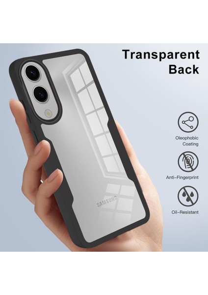 Samsung Galaxy S25 Edge Kılıf Akrilik+Tpu Şeffaf Telefon Kılıfı Pet Ekran Filmi-Pembe (Yurt Dışından) fırsatları