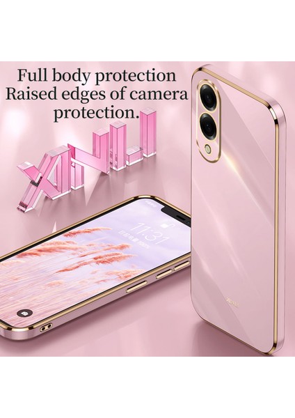 Xınlı Samsung Galaxy S25 Edge Kılıf Tpu Telefon Kılıfı Galvanik Çerçeveli-Kırmızı (Yurt Dışından) fırsatları