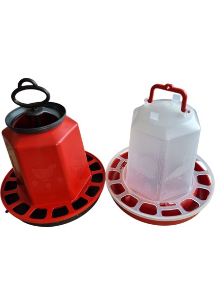 Civciv Yemlik 4.5 kg + Civciv Suluk 4.5 Lt Alttan Tapalı Kuş Bıldırcın Keklik Tavuk Yemlik Suluk