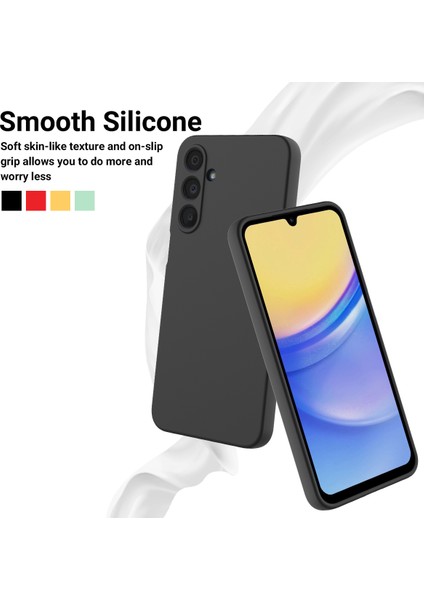 Samsung Galaxy F16 5g/galaxy M16 5g Sıvı Silikon Kılıf Telefon Arka Kapağı El Kayışı Ile-Siyah (Yurt Dışından) indirimleri