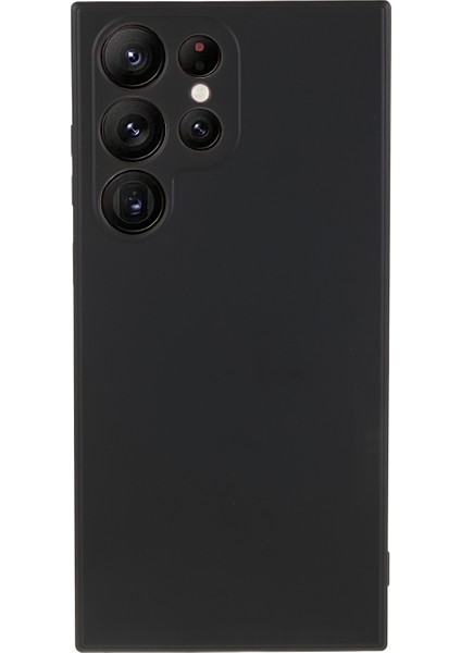 Samsung Galaxy S23 Ultra Ka Dokulu Telefon Kılıfı Yumuşak Tpu Fiber Astar Darbeye Dayanıklı Koruma Kılıfı-Siyah (Yurt Dışından)