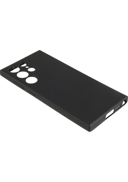 Samsung Galaxy S23 Ultra Ka Dokulu Telefon Kılıfı Yumuşak Tpu Fiber Astar Darbeye Dayanıklı Koruma Kılıfı-Siyah (Yurt Dışından) modelleri