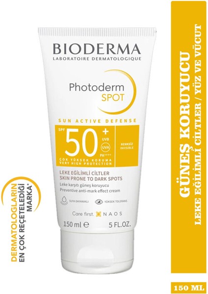 Bioderma Photoderm Spot SPF50+ 150 ml