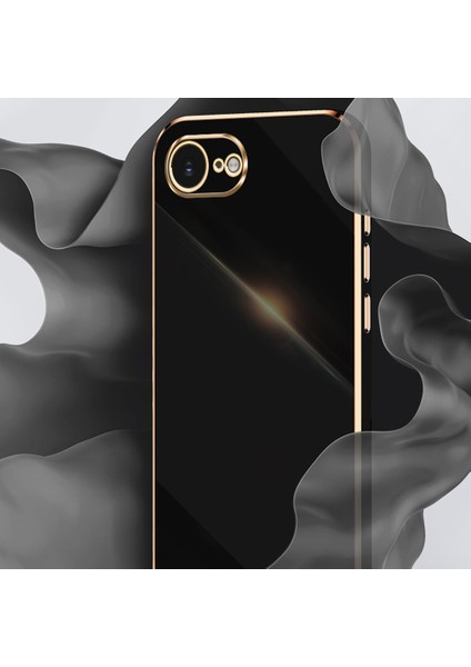 Xınlı iPhone 16E Kılıf Tpu Telefon Kılıfı Galvanik Çerçeveli-Pembe (Yurt Dışından)