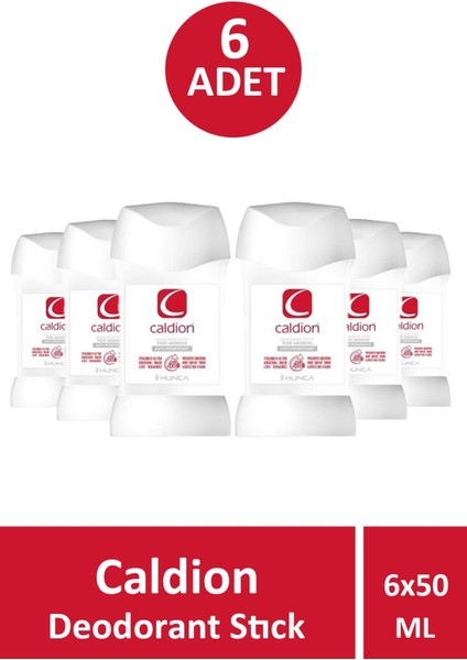 Deodorant Stick For Women 50 gr 6 Adet