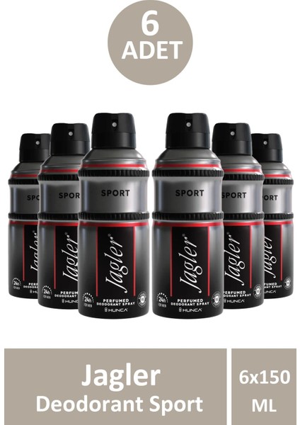 Deodorant Sport 150 ml 6 Adet