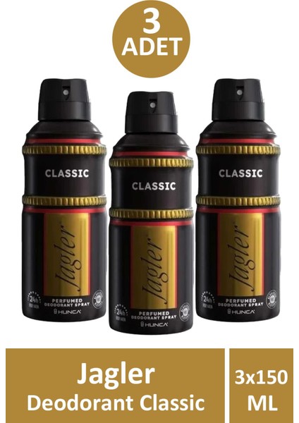 Deodorant Classic 150 ml 3 Adet