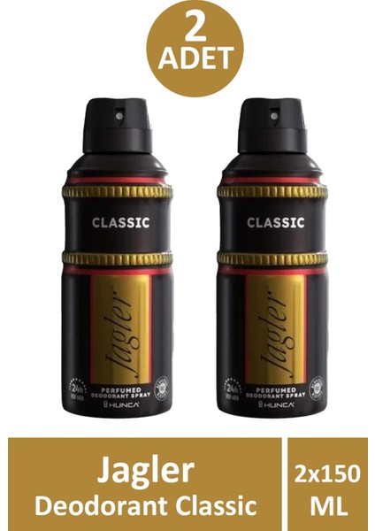 Deodorant Classic 150 ml 2 Adet