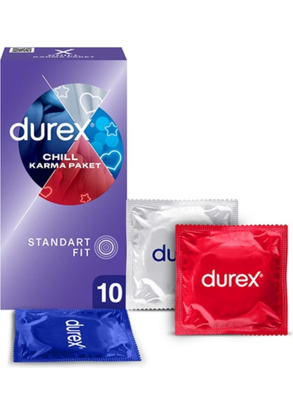 Durex Chill Prezervatif 10'lu