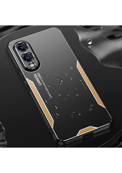 Samsung Galaxy S25 Edge Telefon Kılıfı Alüminyum Alaşımlı Tpu Pc Arka Kapak-Mavi (Yurt Dışından) modelleri