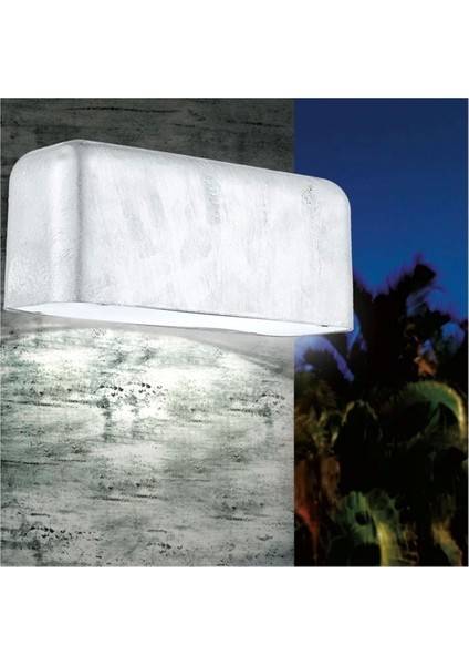 30915 - LED Dış Mekan Duvar Lambası Avesıa 1XGU10/2.5W/230V 390 Çek Korunası