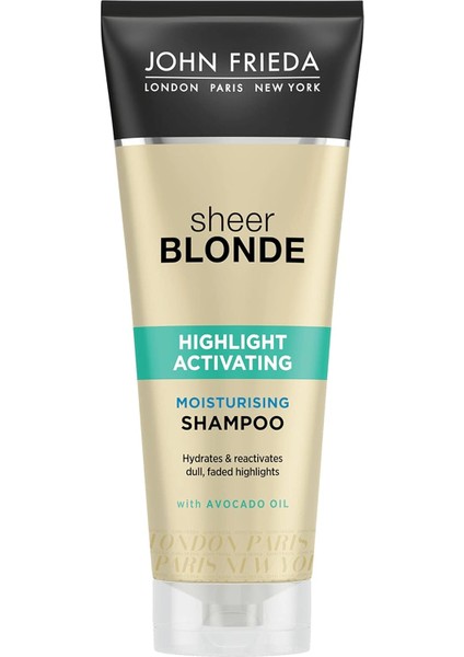 Sheer Blonde Highlight Activating Canlı Işıltılar Nemlendirici Şampuan 250 ml