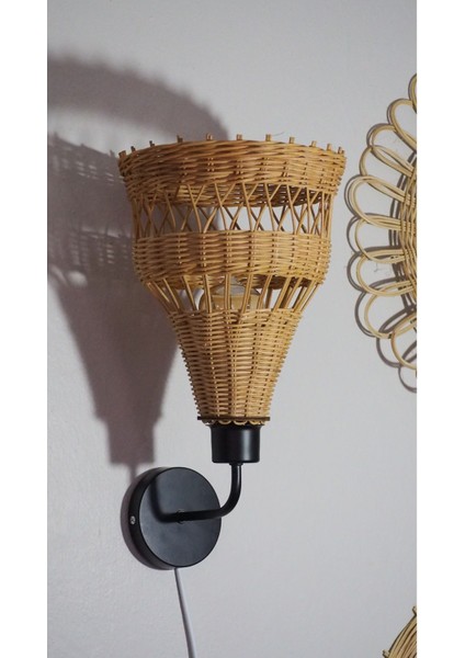 El Yapımı Rattan Aplik Sırma | Zarif Tasarım, Sıcak Aydınlatma modelleri