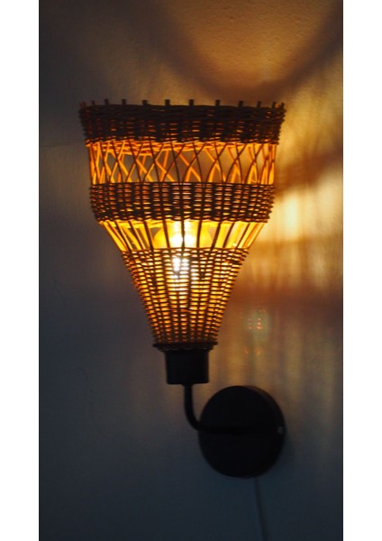 El Yapımı Rattan Aplik Sırma | Zarif Tasarım, Sıcak Aydınlatma indirimleri