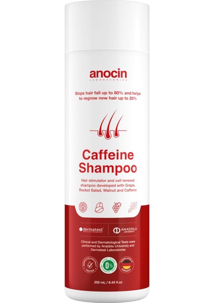 Bitkisel, Parfümsüz, Tuzsuz Sülfatsız Şampuan (Anti Hairloss) 250 ml