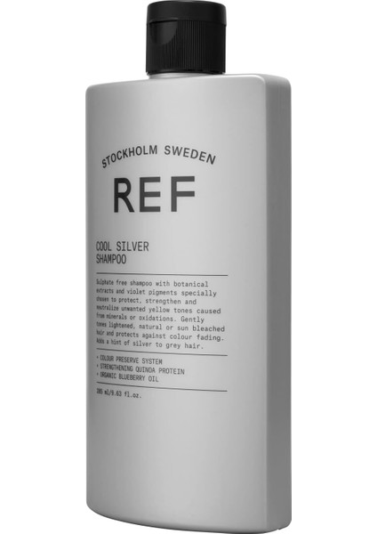 -Ref Cool Silver Shampoo 100 ml Sarı ve Gümüş Renkli Saçlara Özel Şampuan